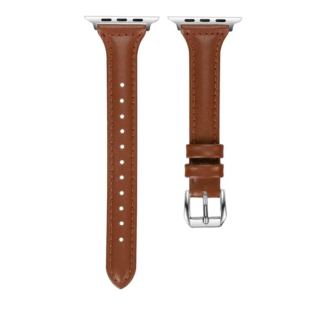 Ремешок из натуральной кожи для Apple Watch браслет iWatch Series 5 4 3 2 1 42/44 мм 38/40 | Наручные