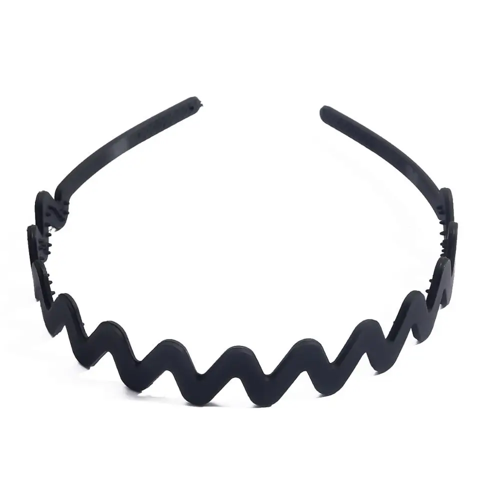 Ободок для волос однотонный с зубцами Женский модный аксессуар на голову 1 шт. |