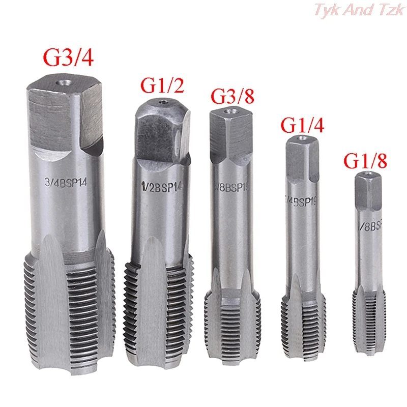 

G1/8 1/4 3/8 1/2 3/4 HSS Taper Pipe Tap BSP Metal Screw Thread Cutting Tools