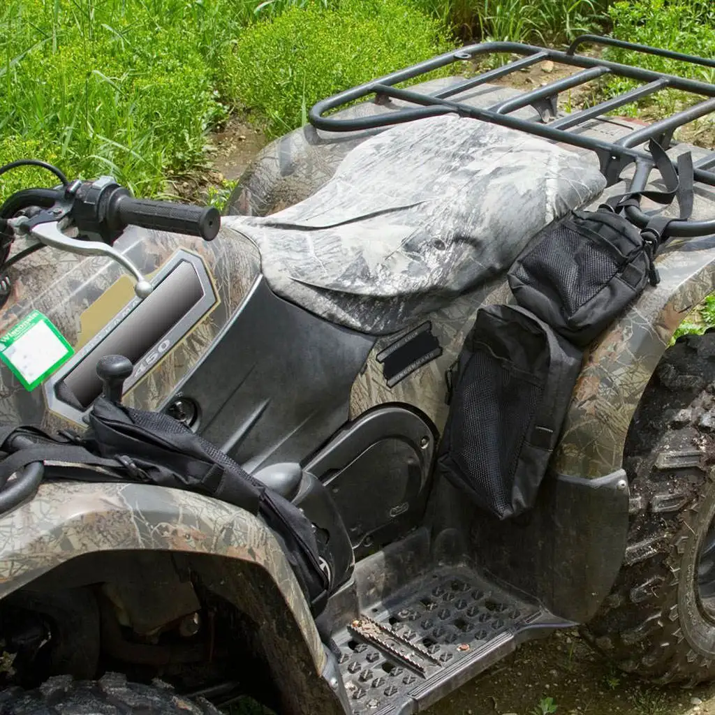 

MagiDeal ATV Tank Bag Saddlebag Mobile Drink Holder for Honda Kawasaki NEW