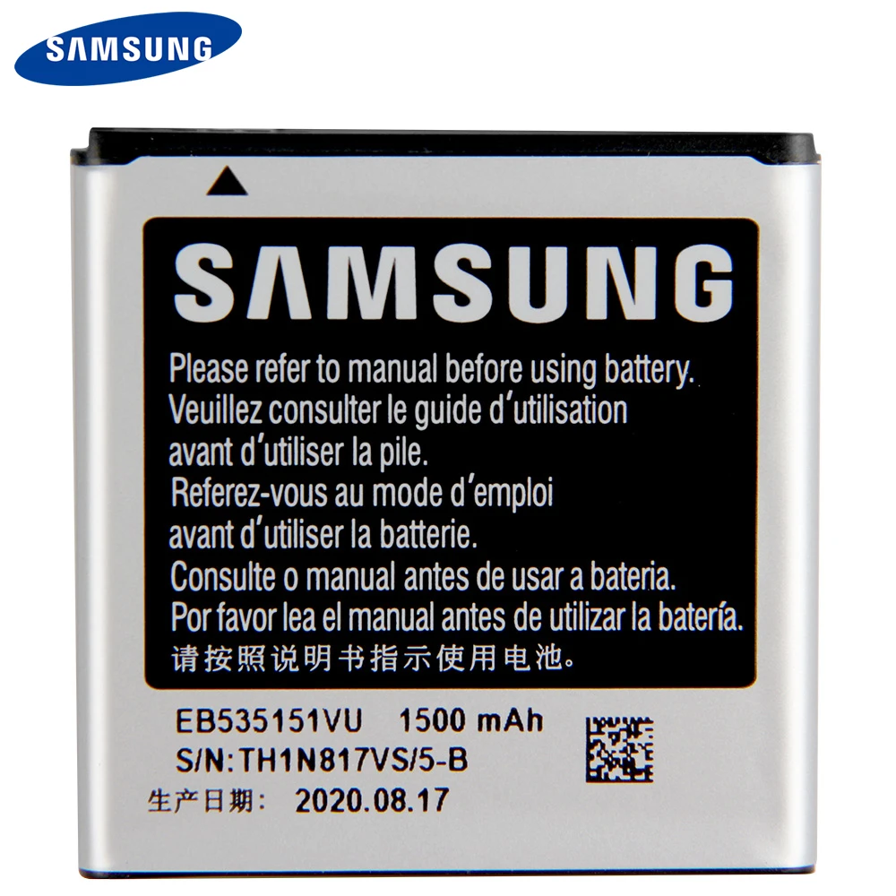 Оригинальный аккумулятор Samsung EB535151VU для Galaxy S Advance i9070 B9120 i659 W789 1500 мА · ч | Мобильные