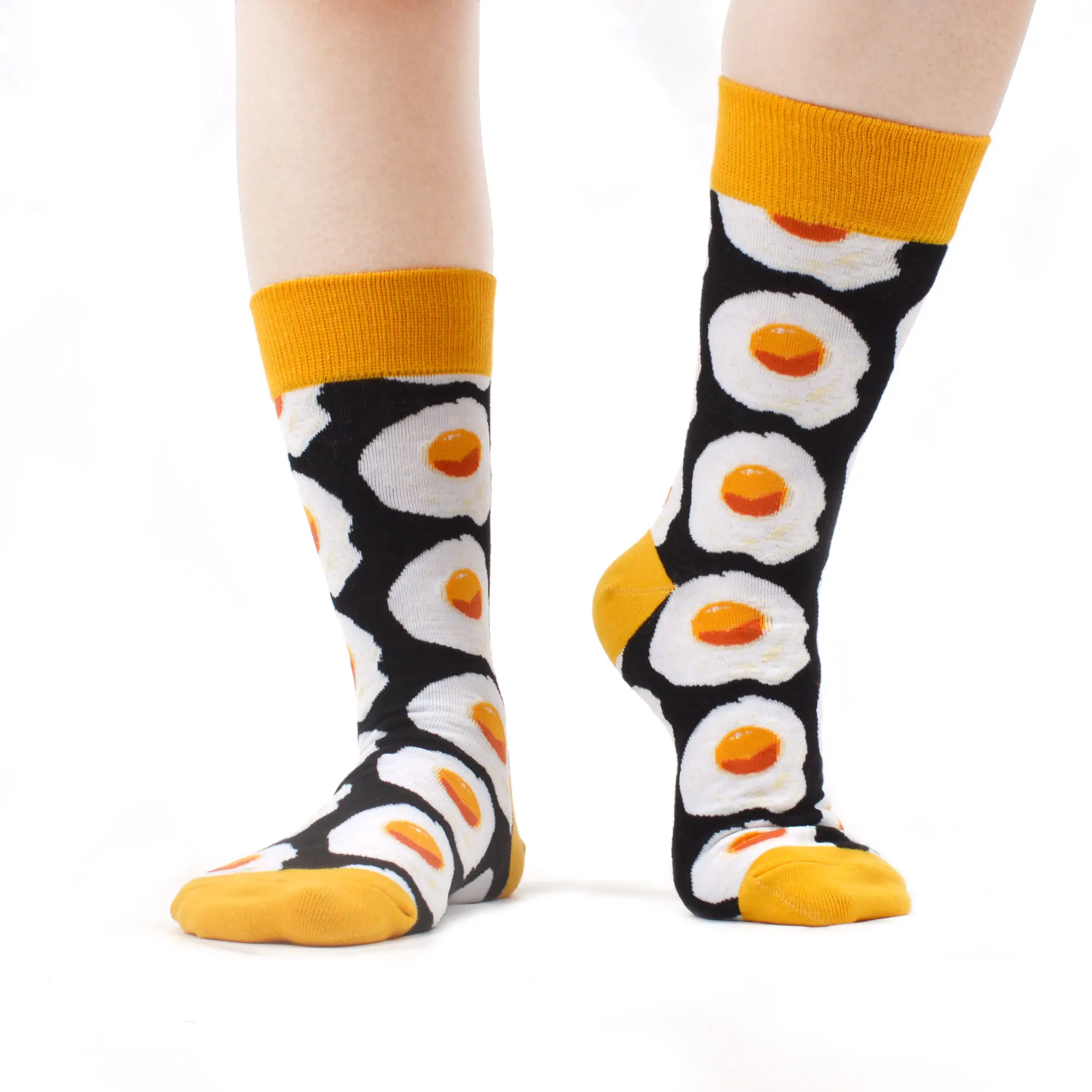 SANZETTI 10 Pairs Women Socks Combed Cotton Colorful Fun Happy Cute Sushi Fashion Flowers Pattern Wedding Dress Popular Socks