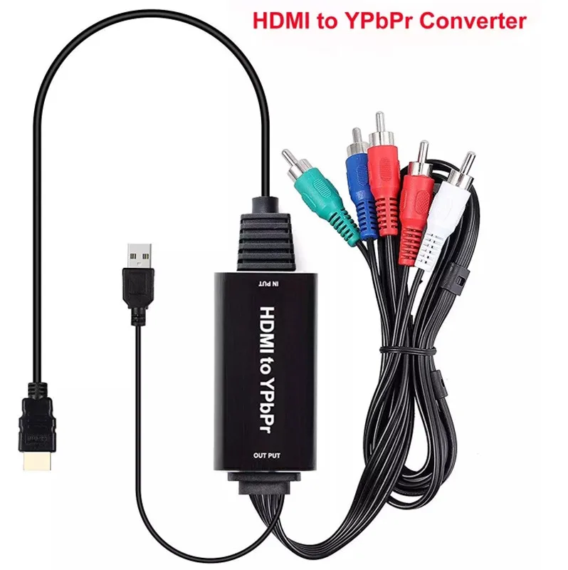 

HDMI TO YPBPR Converter Adapter 5RCA RGB Support 1080P Color Difference to HDMI Converter RGB to HDMI 2M Adapter Cable
