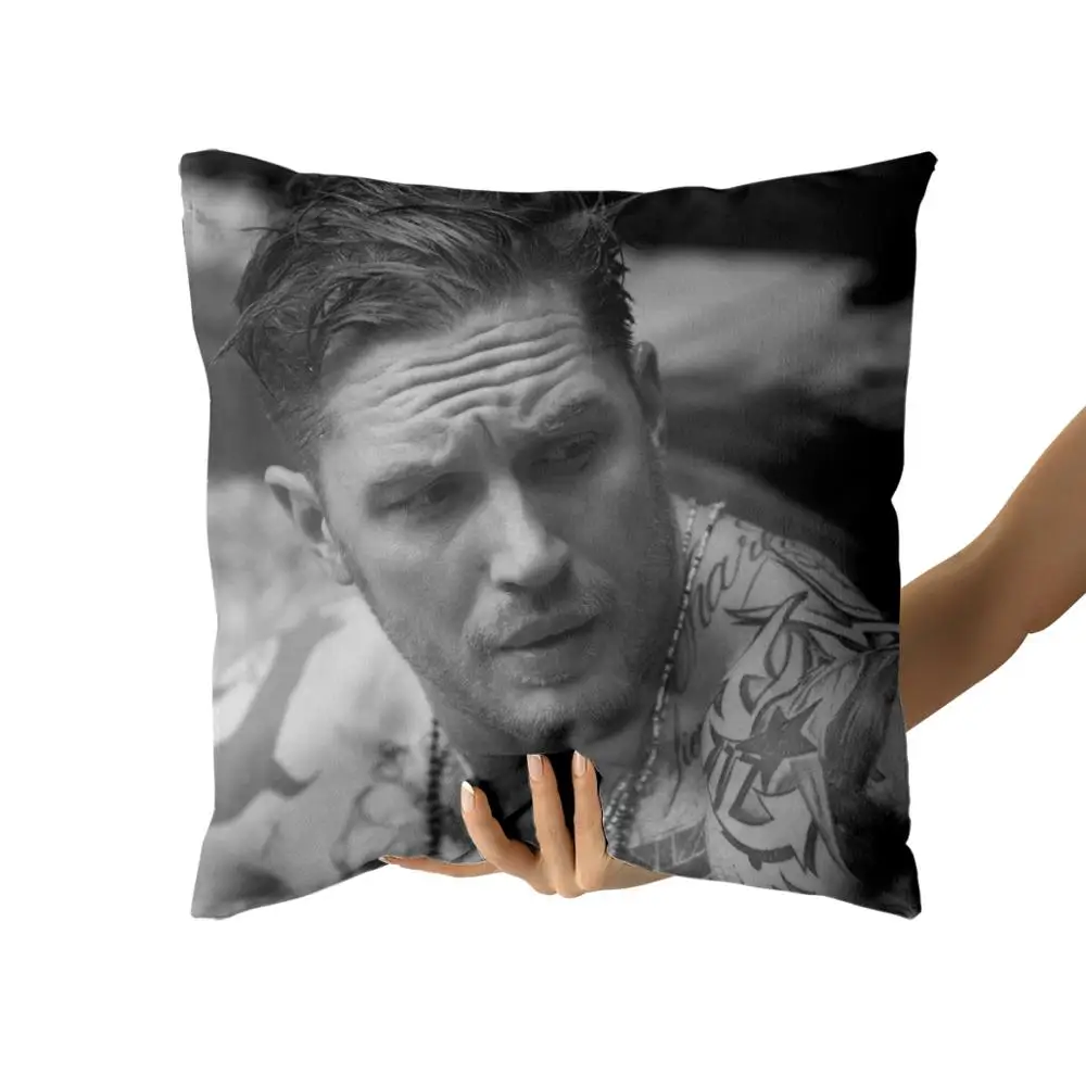 Хлопчатобумажные тканевые наволочки на заказ Tom Hardy для диванных