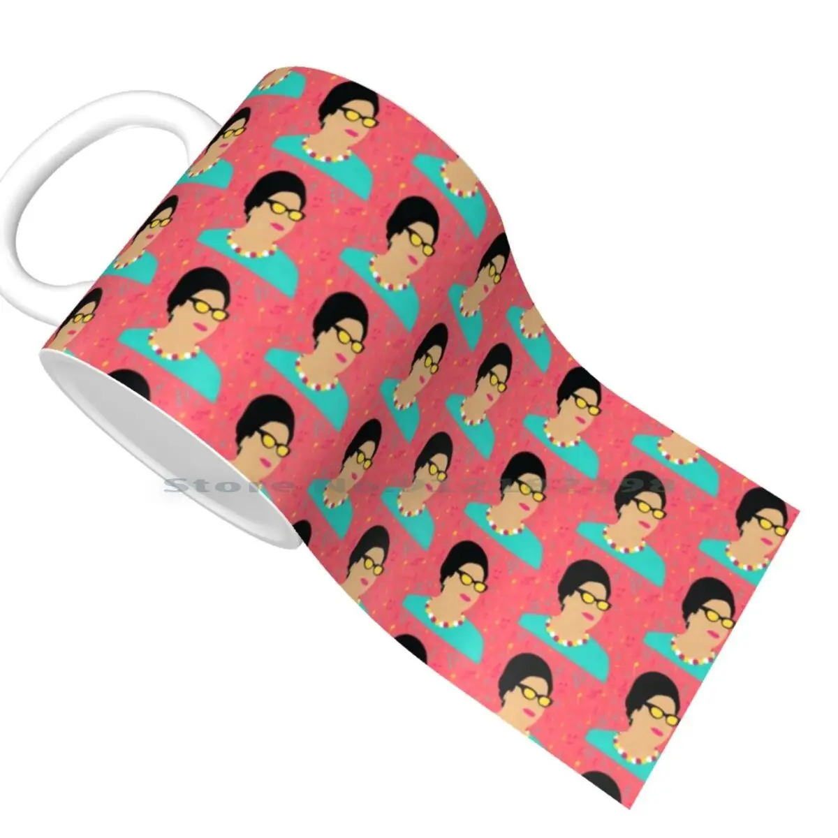 ? ????? Керамические кружки для поп-арта Umm Kulthum кофейные чашки Кружка молока и чая