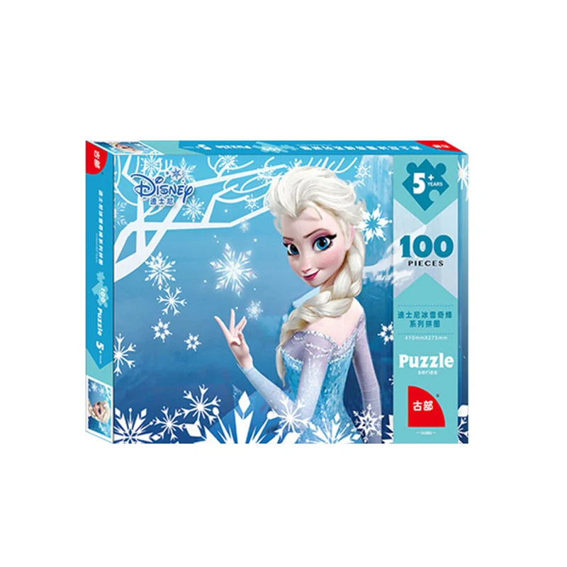 Disney Новая принцесса 100 шт головоломка Marvel Человек паук Томас Мультфильм забавная