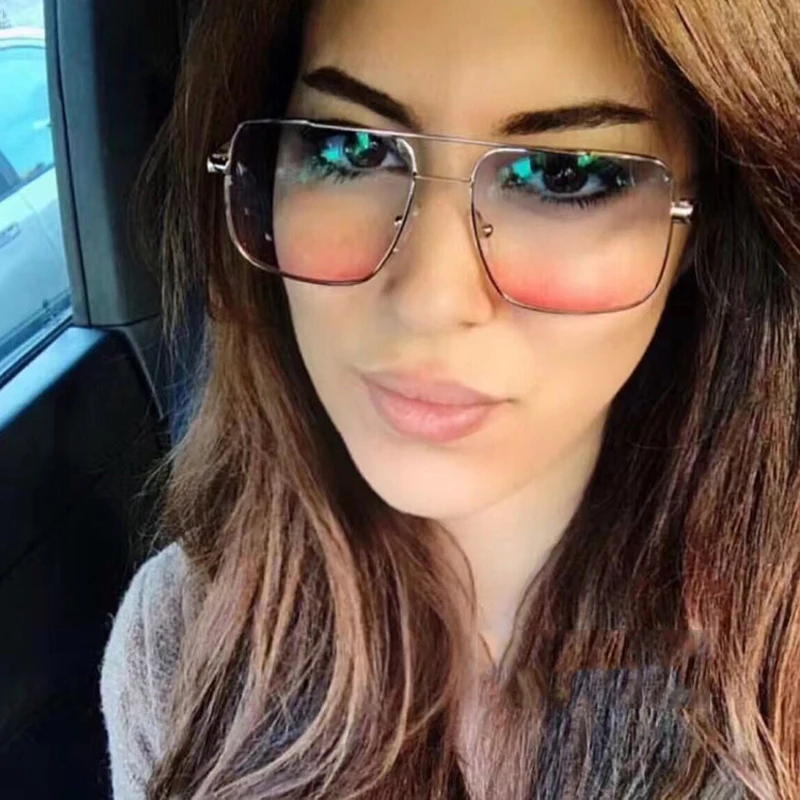 Квадратные Солнцезащитные очки женские солнцезащитные с плоским верхом Ocean Lense