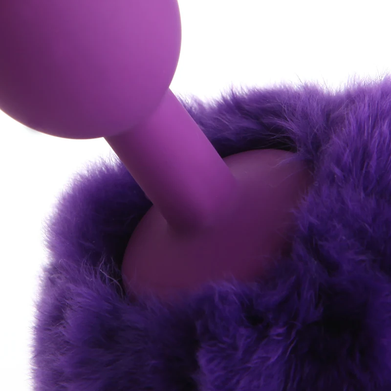 Вилка Кролик хвост Анальная пробка для взрослых на заднем дворе анальный секс