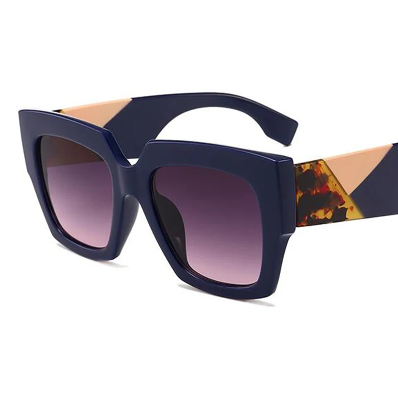 2020 Квадратные Солнцезащитные очки для женщин большие квадратные солнцезащитные