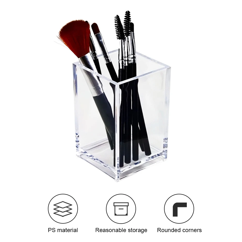 

Cosmetic Transparent Makeup Brush Holder Storage Box Storage Box Bracket Storage Acrylic Cosmetic Container Storage Brush