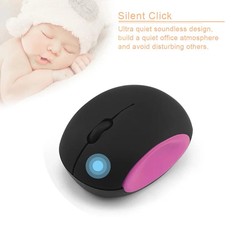 2 4g Беспроводная зарядка бесшумная мышь в форме хлеба мини-эргономичная Милая |