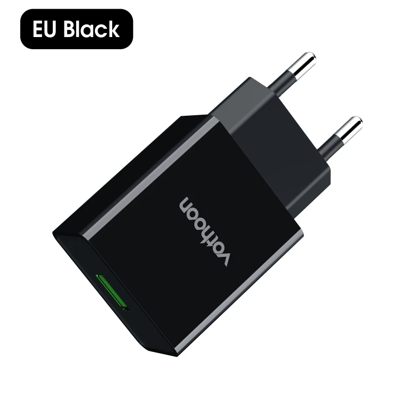 Vothoon 18 Вт Quick Charge 3,0 USB зарядное устройство для samsung S9 Xiaomi huawei QC 3,0 быстрое зарядное устройство для путешествий настенное зарядное устройство для мобильного телефона ЕС