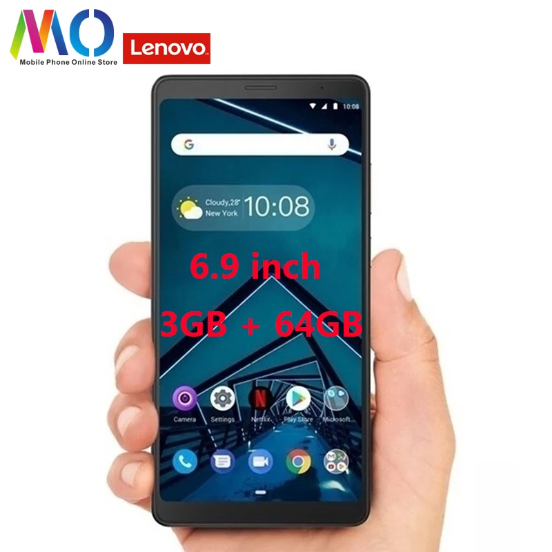 Оригинальная версия Globla lenovo Tab V7 (PB 6505M) 5180 мАч 6 9 дюймов 3 ГБ ОЗУ 64 Гб ПЗУ Snapdragon 450