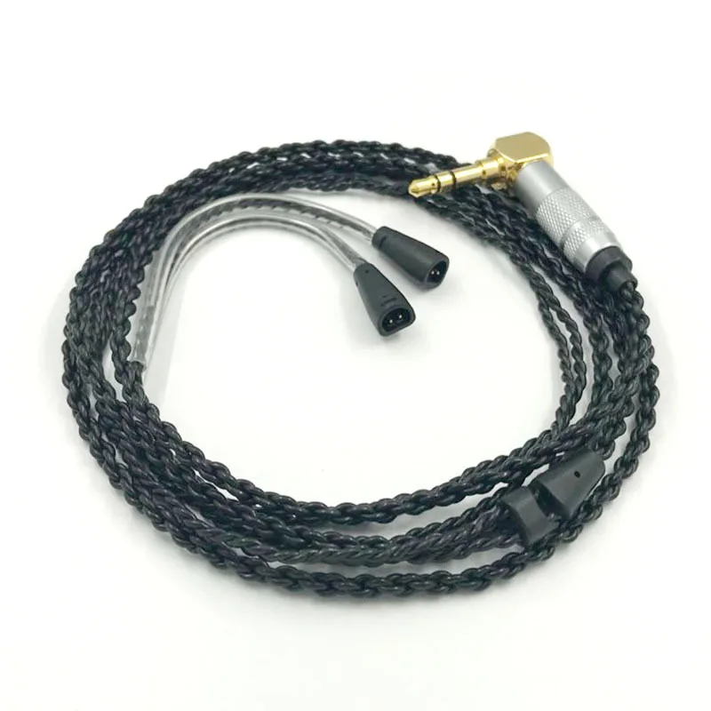 Кабель для наушников Shure SE215 SE535 Sennheiser IE80 IE8 IE8I W4r TF10 A2DC IM50 Cks1100is однокристальный