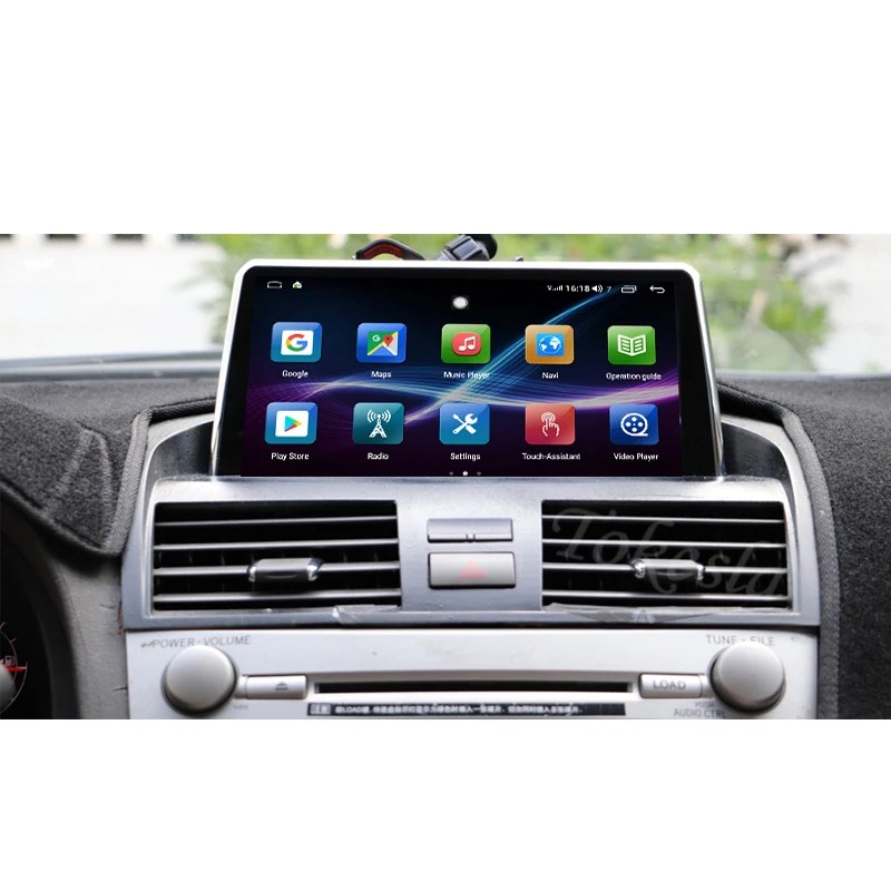 tokesla car radio android 11 for toyota camry 6 xv with idrive auto dvd automotivo central multimedia player gps navigation 5g free global shipping