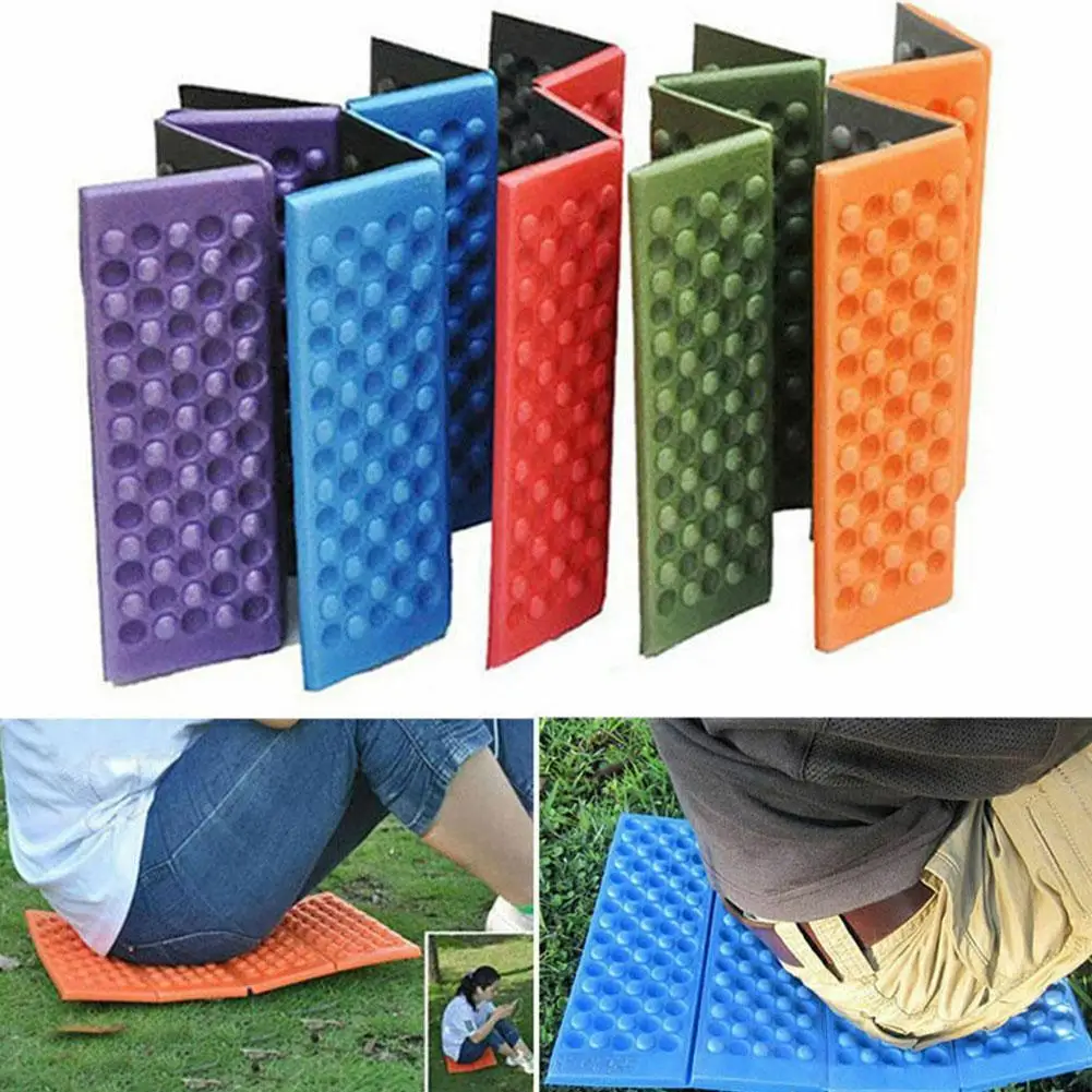 

Waterproof Soft Camping Hiking Cushion Picnic Portable Pad Mat Cushion Foldi Pad Moistureproof Outdoor Camping Cushion Z0I1