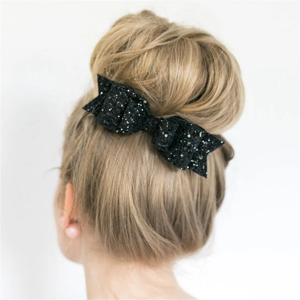Женская заколка для волос с большим бантом пряжка кристаллами и бантом|hair clip|gift