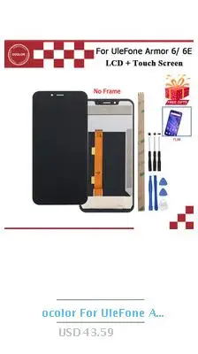 Ocolor для UleFone Armor 6 USB разъем плата для зарядки сборка Запчасти для UleFone Armor 6E USB плата Аксессуары для мобильных телефонов