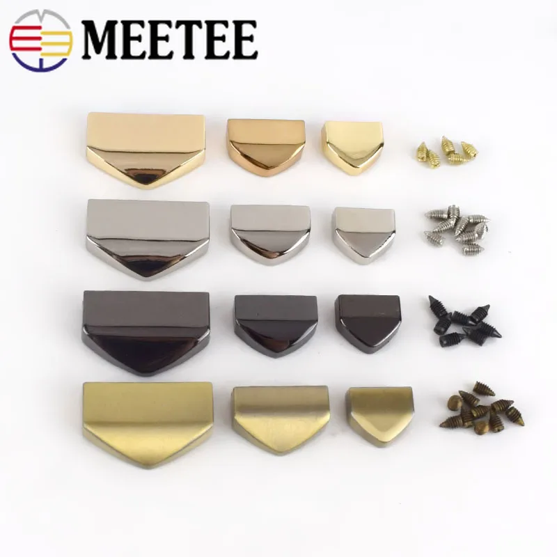 Meetee 10 шт. 12/18/25 мм металлический хвостовой зажим застежка молния концевые крючки