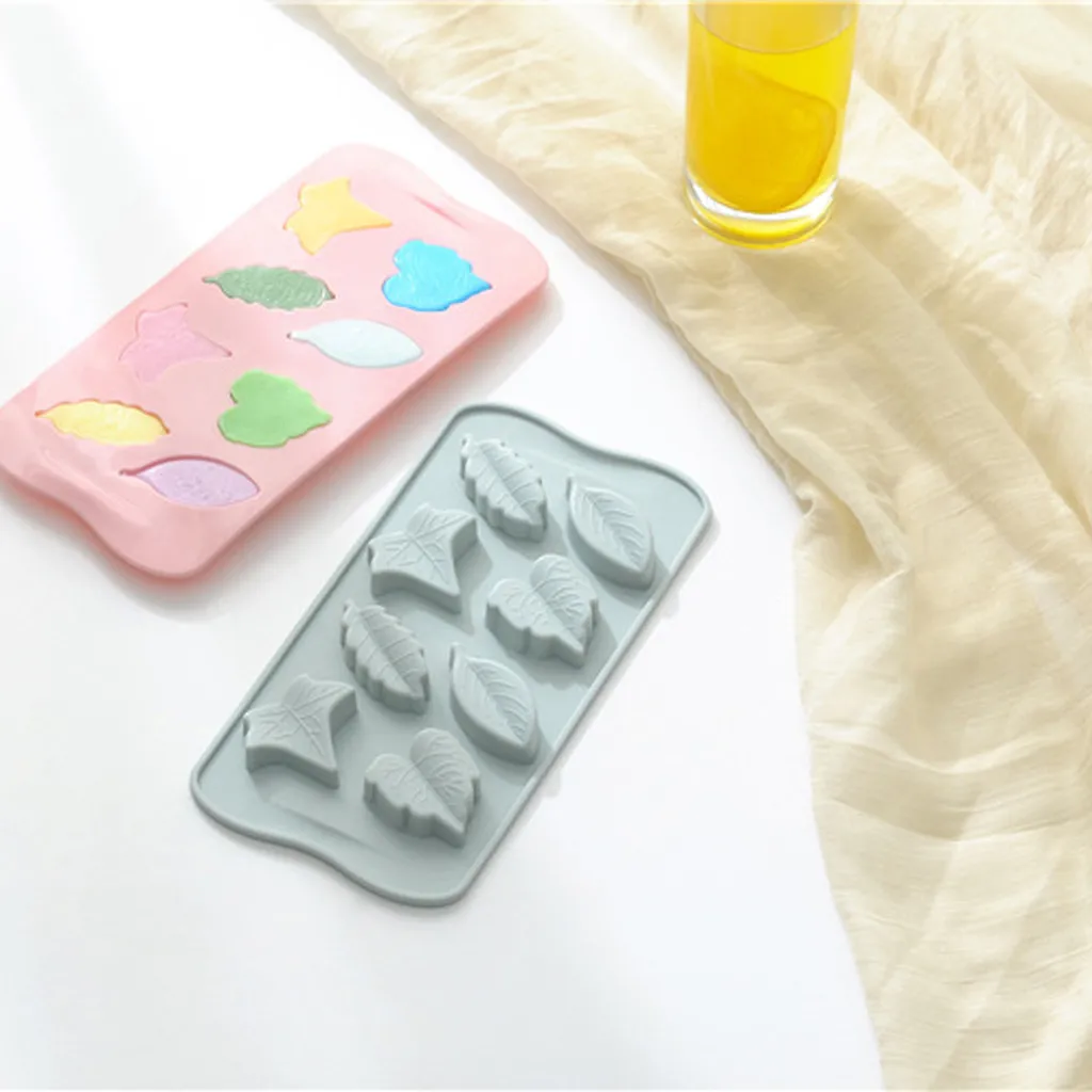 Силиконовые формы форма листьев для рукоделия 3d выпечки шоколада мыла торта