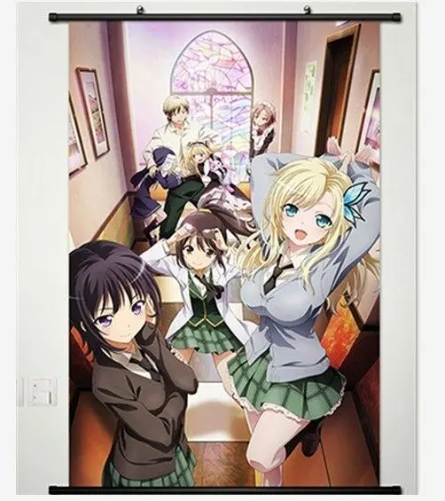 

Домашний декор аниме хаганай: у меня нет много друзей плакат Стена Свиток 098 подвесная картина свиток горячий аниме настенный плакат