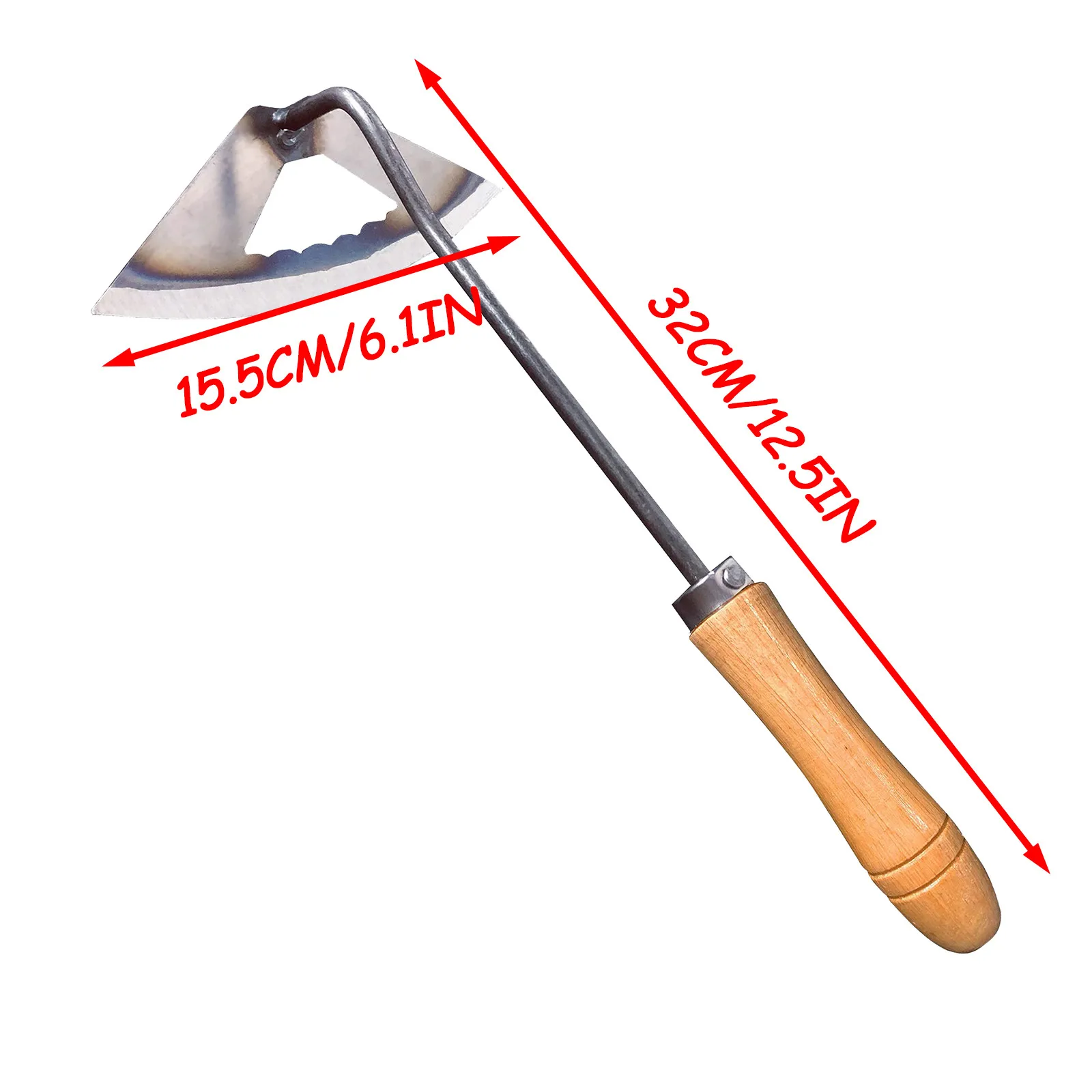 

Hot Sale All-steel Hardened Hollow Hoe Handheld Weeding Rake Planting Vegetable Farm Garden Agriculture Tool Weeding Tools#g3