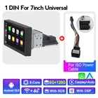 Автомагнитола MEKEDE, универсальная, HD, 4G, LTE, 1DIN, FM, 7 дюймов, Android 10, сенсорный экран, стереоплеер, 8-ядерный процессор, GPS-навигация, встроенный Carplay