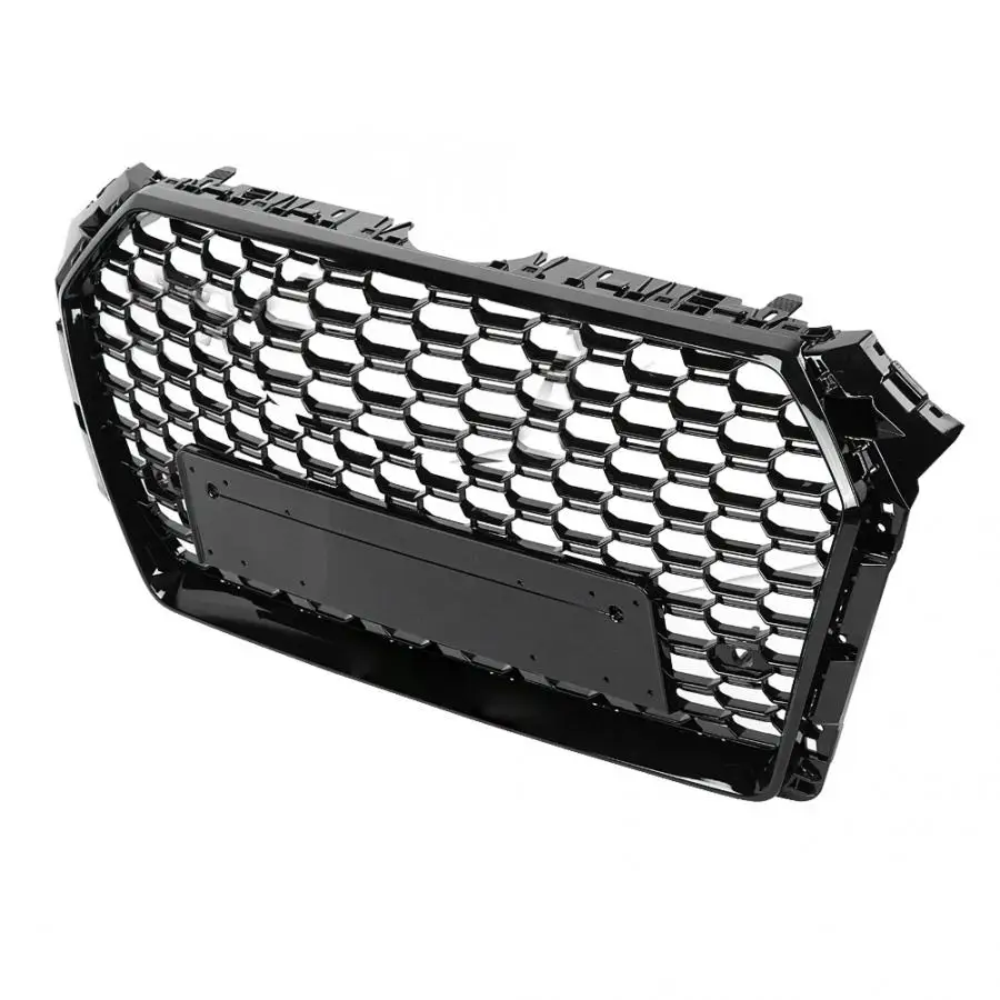 Автомобильный бампер решетка Передняя Спортивная Шестигранная сетка черный