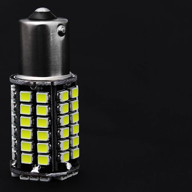 80SMD Поворотная сигнальная лампа автомобильное светодиодное освещение DC 12V 1156