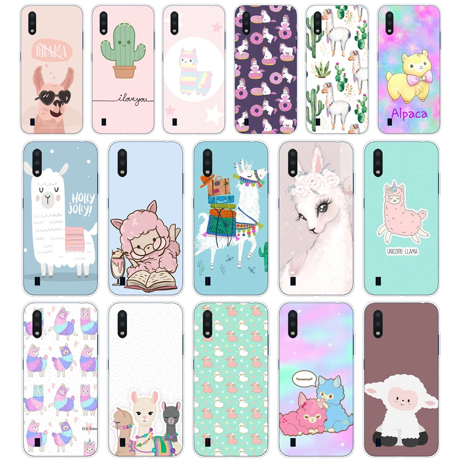 103AA милые лама-альпака животных чехол для телефона из мягкого силикона ТПУ с