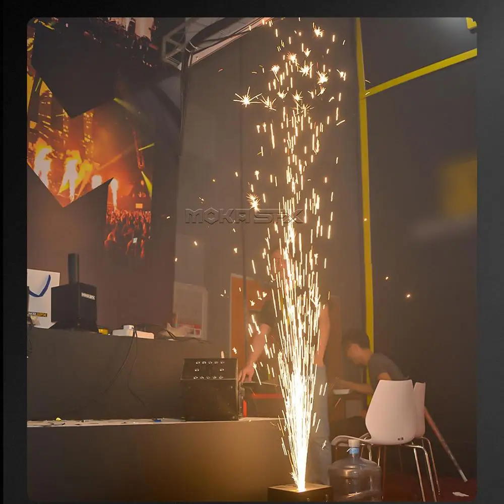 650 Вт холодная искра машина DMX 512 пульт дистанционного управления Искра фейерверк