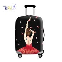 tripnuo girl elastic luggage protective cover case for suitcase protective cover trolley cases covers xl travel accessories 3d
