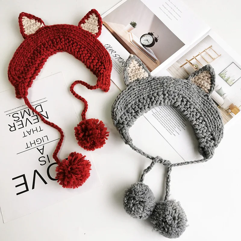 Детская шапка K72 осенне-зимняя стандартная шерстяная детские наушники сохраняют