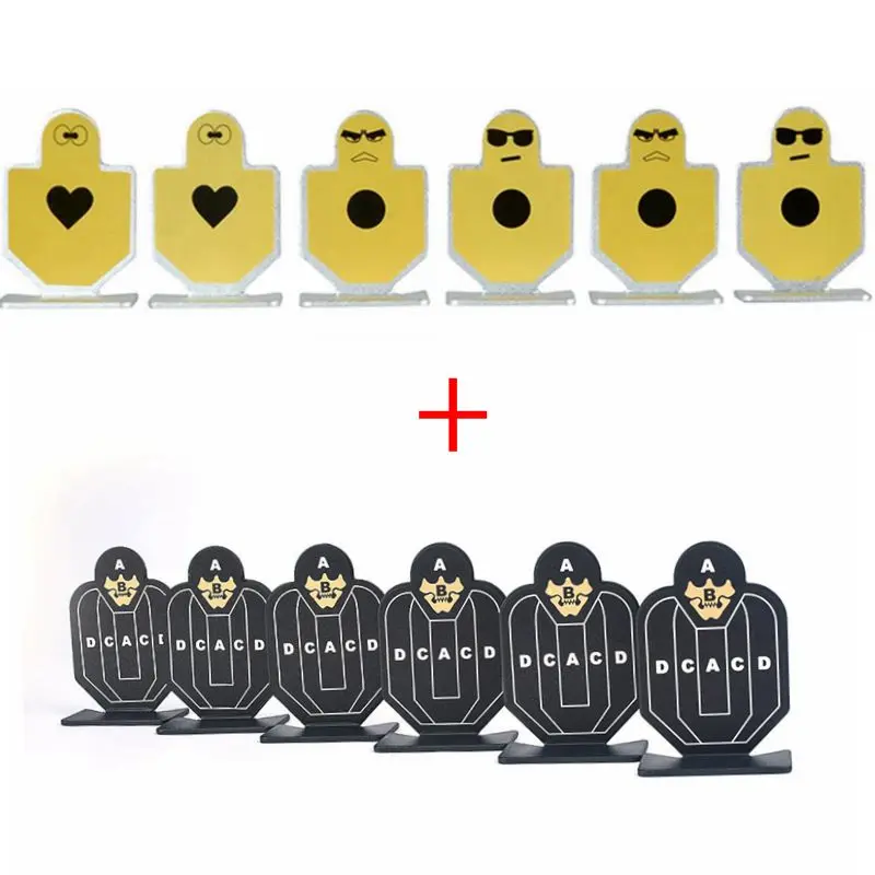 12 шт./компл. металлический пистолет для стрельбы Практическая цель тактический