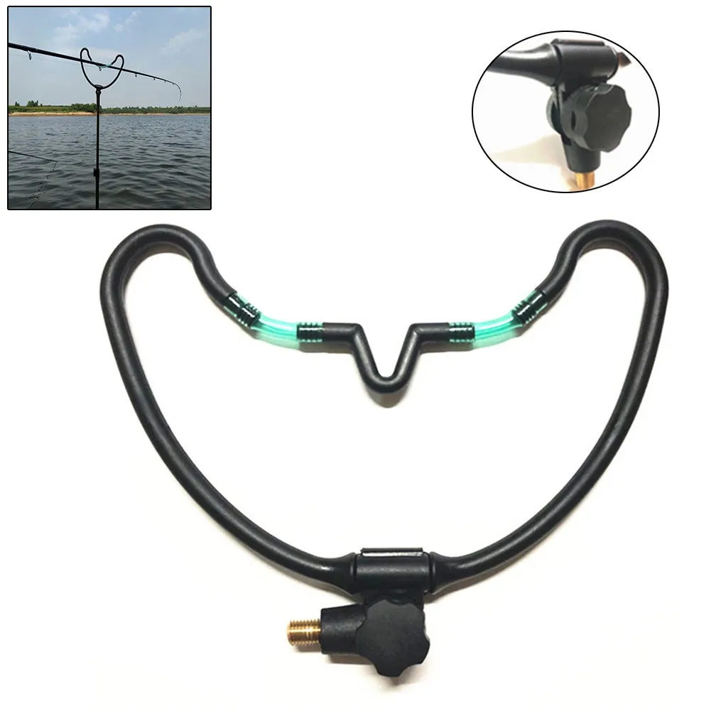 

Fishing Rod Holder Pole Bracket Carbon Steel Fishing Tool Stand Support Holder Bracket Carp Fish Tackle Accessories For Sea Rack