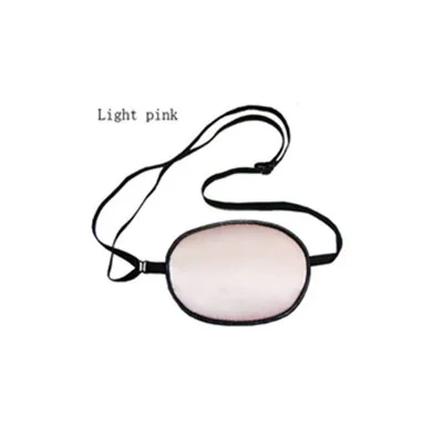 Light pink Одноглазая высококлассная шелковая маска для сна одноглазая Amblyopia тренерская маска для век переносная Мягкая повязка для глаз спальный чехол MR088 - Цвет: Light pink