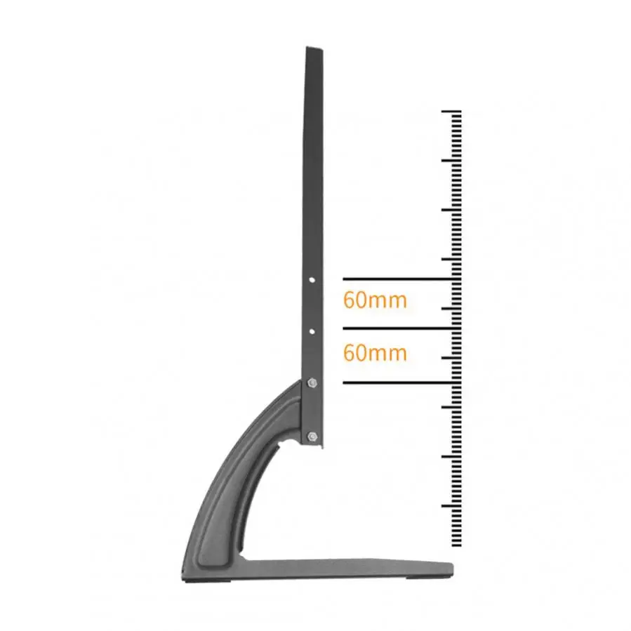 26''-43" 25KG TV Stand Base Bracket for Plasma LCD Flat Screen Height Adjustable Monitor Mount Anti-Skid Rubber | Электроника