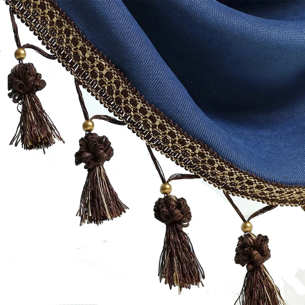 С бахромой и подвешенная шаровая отделка Ремесло вязального ленточная ткани для