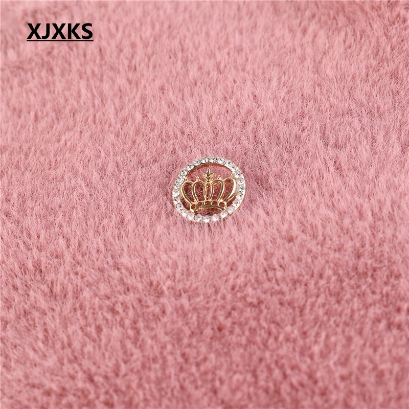 XJXKS ropa mujer Invierno свитер большого размера элегантный кашемировый пуловер с длинными рукавами универсальные пушистые пуловеры женский свитер