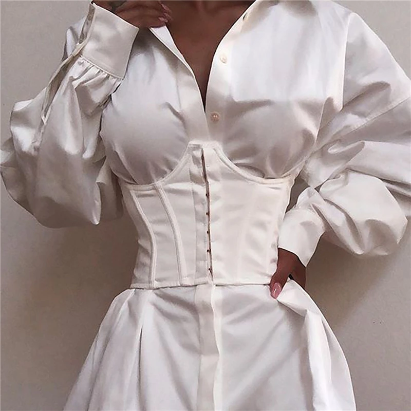 

Fashion Women Ultra Super Wide Belt Elastic Corset Belts Wide Waist Belt Ladies Clothing Accesoories Female Decorations White