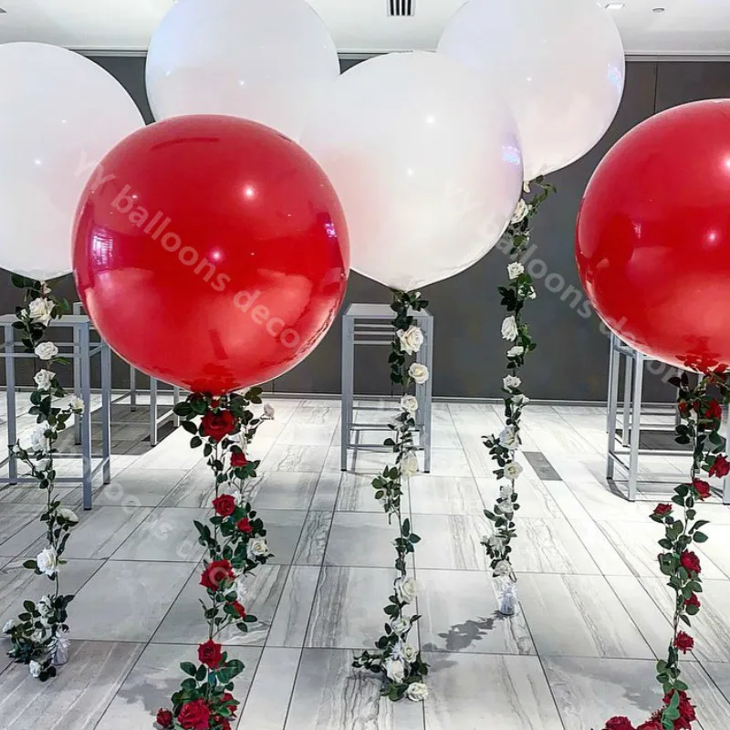 Сделай Сам латексные черные красные белые глобалы 1 комплект гирлянды s тема День