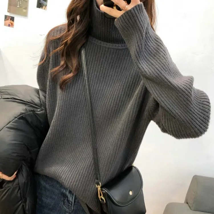 

Sweater Woman new autumn and winter long sleeves with a slim bottom blouse half turtleneck sweater XBZ003-XBZ005