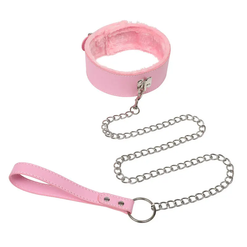 Сексуальный плюшевый 7 шт. Экологичные ПУ женские взрослые наручники повязка на