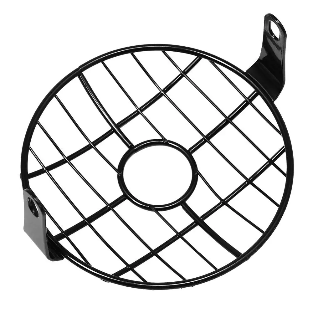 Мотоцикл 6 5 &quotдюймов металлическая решетка крышка универсальный кафе фара