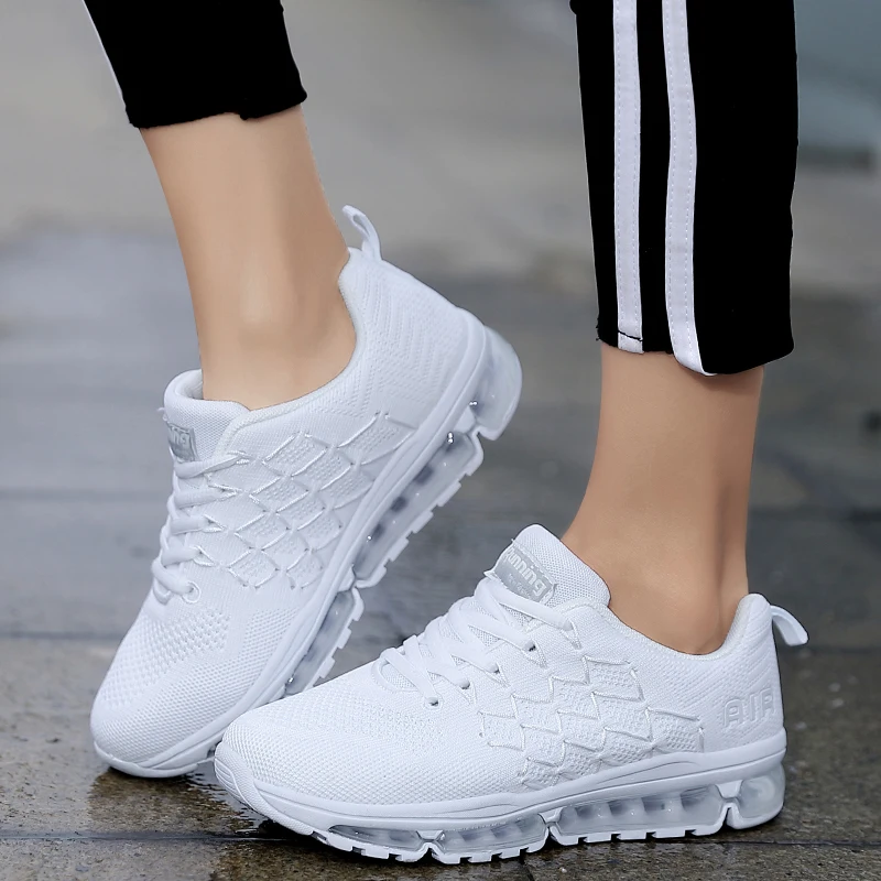 Кроссовки женские из сетчатого материала дышащие спортивные с воздушной