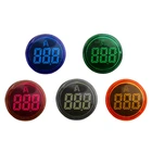 22 мм светодиодный AC цифровой дисплей вольтметр измеритель тока индикатор Ампера сигнальная лампа светильник s диапазон 1-100A Предупреждение ющий светильник