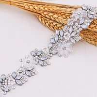 trixy s434 luxury women belts wedding dress belt rinestone sash organza belt rhinestone wedding glitter bridal belt jewel belt