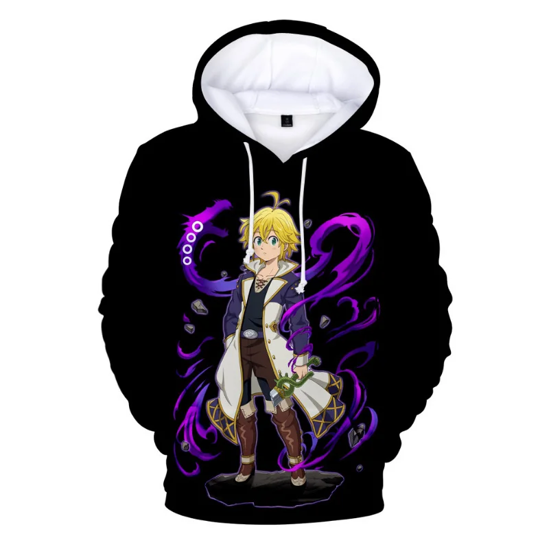 Takerlam аниме семь смертных грехов Косплей Meliodas 3D принт Толстовка для мужчин и