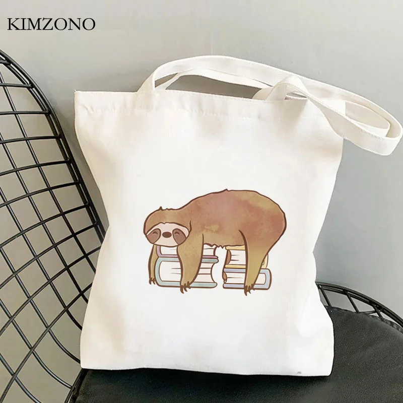 

Sloth shopping bag tote bolsas de tela shopper grocery bag cloth shoping sac cabas tote sac tissu