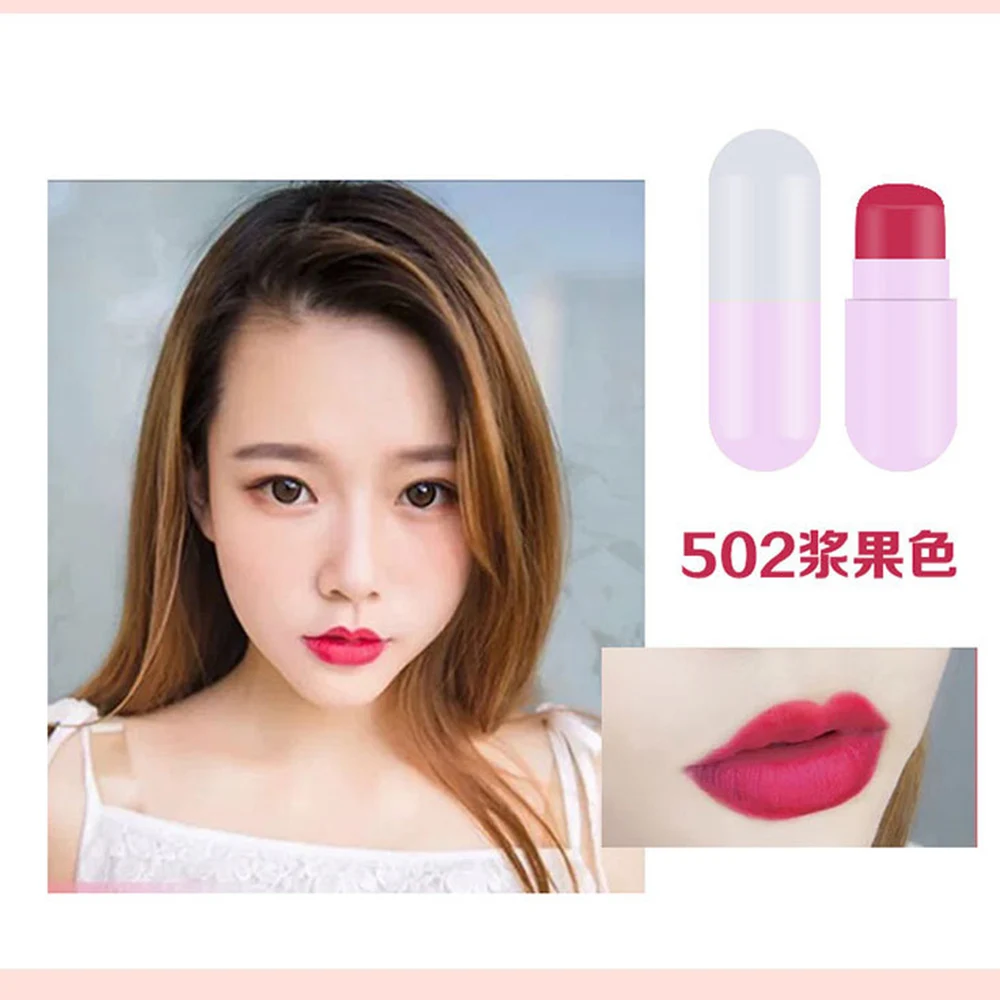 5 цветов мини капсула блеск для губ макияж помада водостойкая долговечная ТИНТ